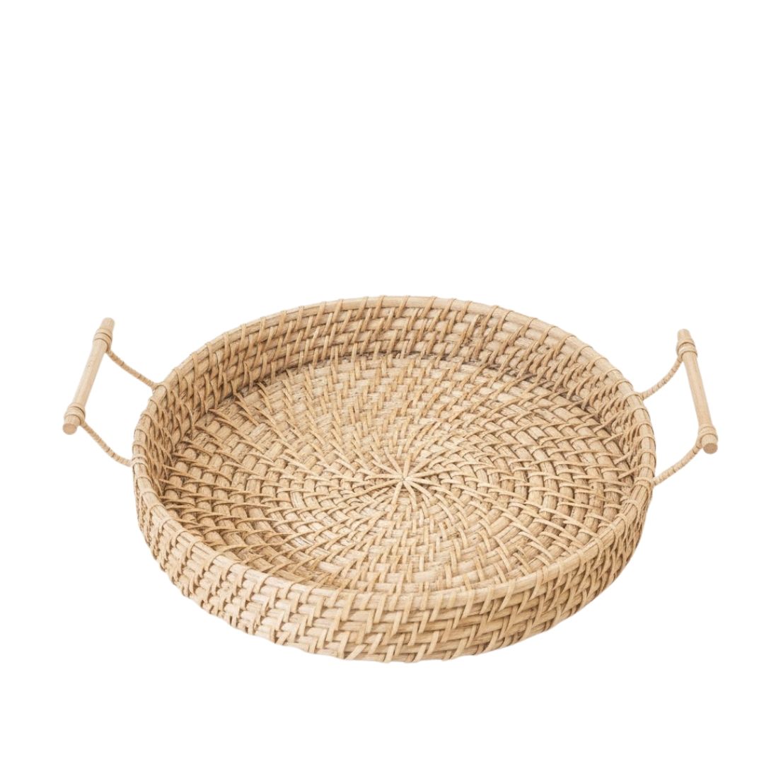 Sustainable Rattan Serving Tray
